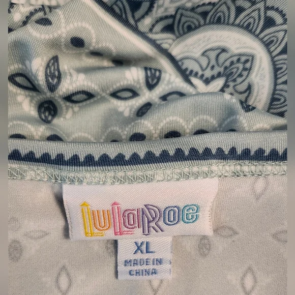 LuLaRoe Light Teal, Stretchy Midi Dress - Picture 2 of 6